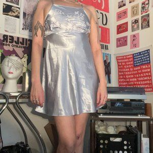 Vintage Inner Most Beaded Slip Dress Size Small